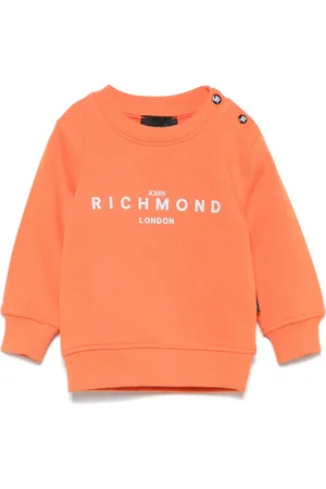 John Richmond Sweatshirt mit Logo-Applikation