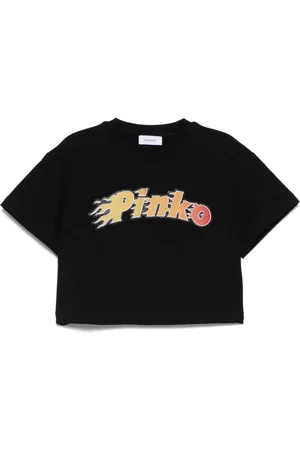 Pinko T-Shirt mit Logo-Print
