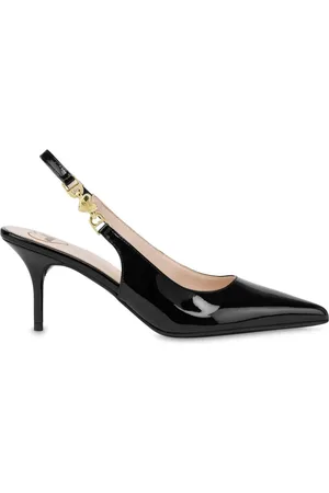 Moschino Slingback-Pumps aus Lackleder