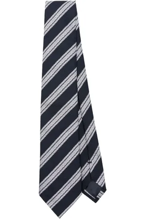 Emporio Armani Krawatte mit diagonalen Streifen