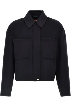 Max Mara Jacke mit verdecktem Verschluss