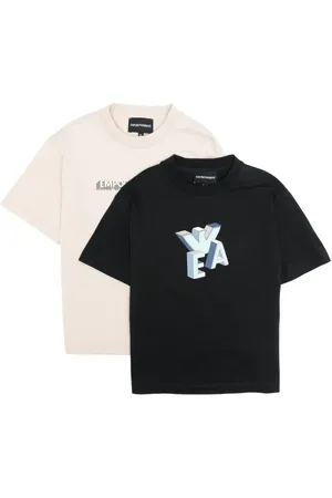 Emporio Armani Set aus zwei T-Shirts mit Logo-Print