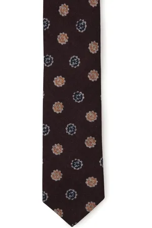 LARDINI Krawatte mit Blumenmotiv