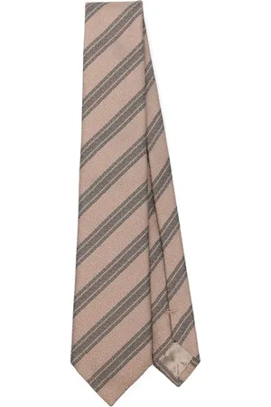 Emporio Armani Krawatte mit diagonalen Streifen