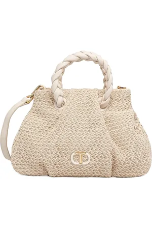 Twin-Set Handtasche mit Logo-Schild