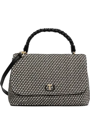 Twin-Set Canvas-Tasche mit Mesh-Effekt