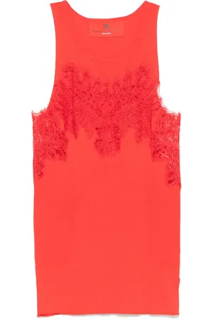 ERMANNO SCERVINO Tanktop mit Spitzendetail