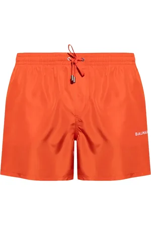 Balmain Badeshorts mit Logo-Stickerei