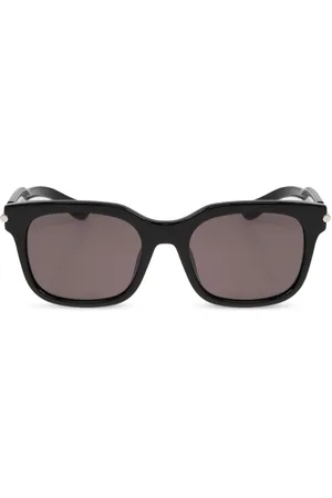 Alexander McQueen Sonnenbrille mit eckigem Gestell