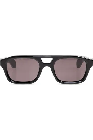 Alexander McQueen Sonnenbrille mit eckigem Gestell