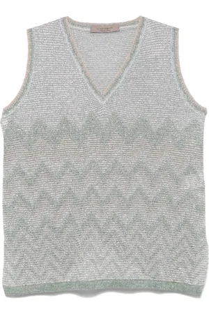 D.EXTERIOR Top mit V-Ausschnitt