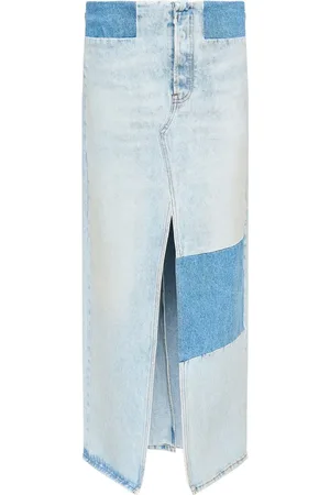 Maison Margiela Jeansrock im Patchwork-Look