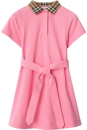 Burberry Kleid mit Check-Kragen