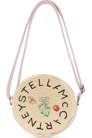 Stella McCartney Umhängetasche mit Blumenstickerei