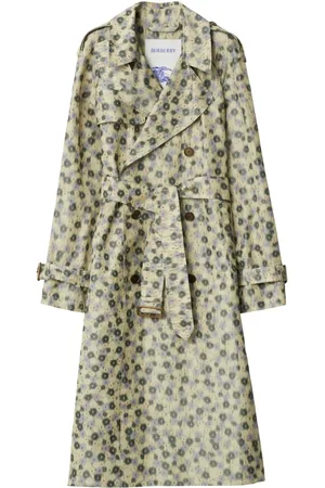 Burberry Langer Trenchcoat mit Margeriten-Print
