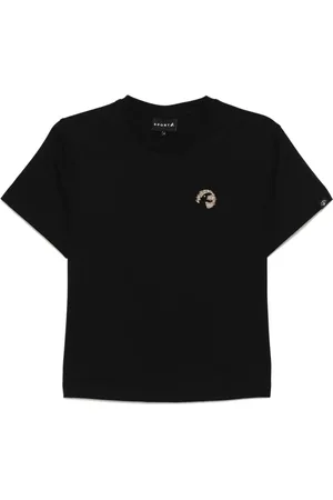 AGNÈS B. T-Shirt mit Dino-Stickerei