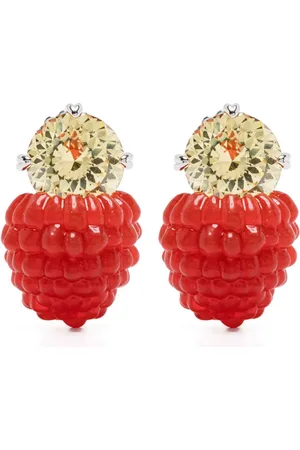 YVMIN Raspberry Ohrringe mit Schmucksteinen