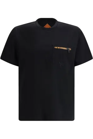 MCM T-Shirt mit Reißverschlusstasche