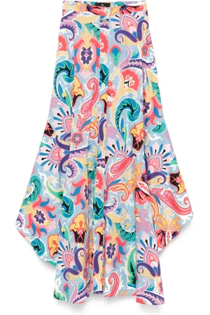 Etro Maxirock mit grafischem Print
