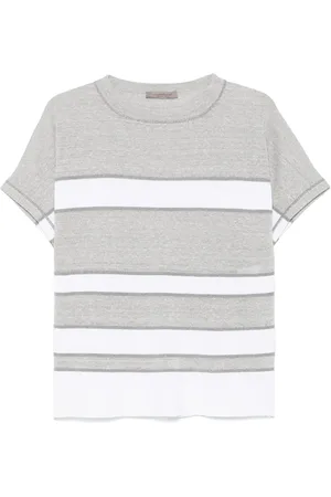 D.EXTERIOR Gestreiftes T-Shirt
