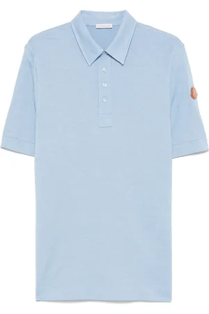 Moncler Poloshirt mit doppeltem Logo