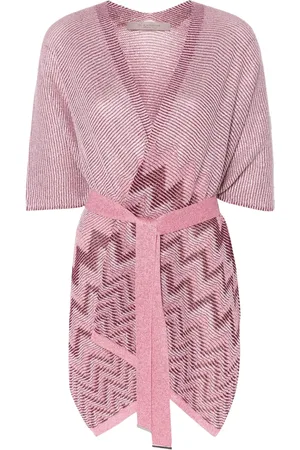 D.EXTERIOR Poncho mit Zickzackmuster