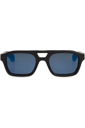 Alexander McQueen Sonnenbrille mit eckigem Gestell