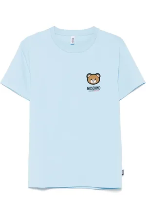 Moschino T-Shirt mit Logo-Applikation