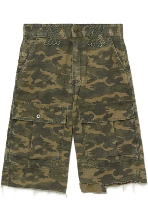 We11 Done Cargo-Shorts mit Camouflage-Print