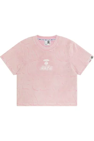 A Bathing Ape T-Shirt mit Logo-Stickerei