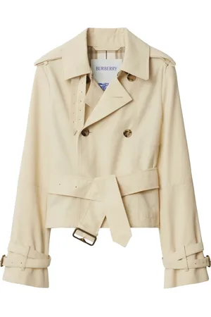 Burberry Cropped-Trenchjacke