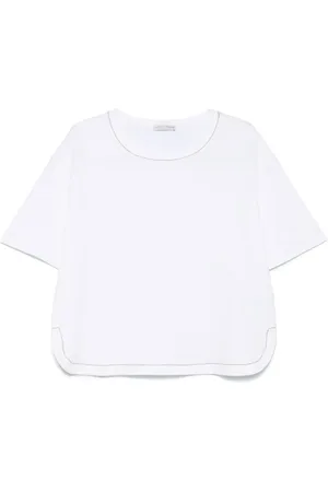 LE TRICOT PERUGIA T-Shirt mit Perlenverzierung