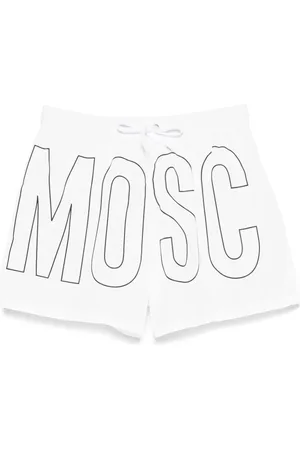 Moschino Badeshorts mit Logo-Print