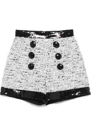 Balmain Shorts aus Tweed