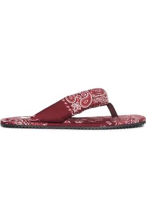 The Attico Pantoletten mit Bandana-Print