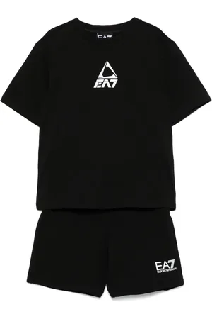 Emporio Armani Shorts-Set mit Adler-Logo