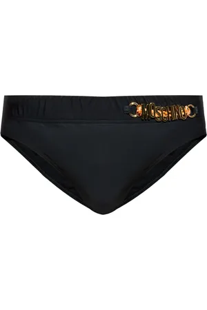 Moschino Badehose mit Logo-Schild