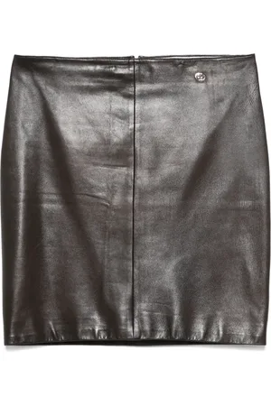 Gucci 2000s Minirock aus Leder