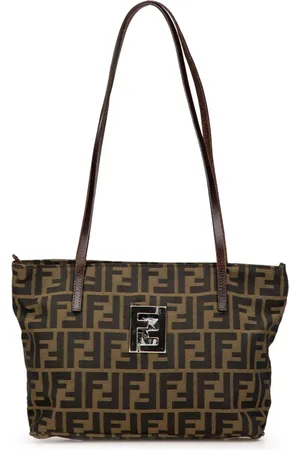 Fendi 2000-2010 Zucca Canvas Tote Bag