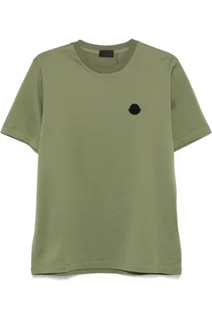 Moncler T-Shirt mit vertikalem Logo
