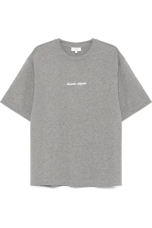 Maison Kitsuné T-Shirt mit Logo-Stickerei