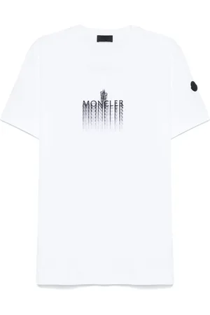 Moncler T-Shirt mit ausgeblichenem Logo