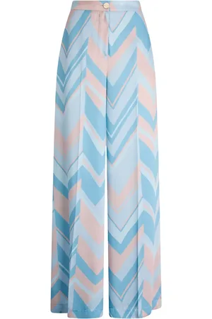 Liu Jo Palazzohose mit Zickzack-Print