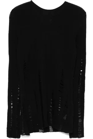 ALMAZ Pullover im Distressed-Look
