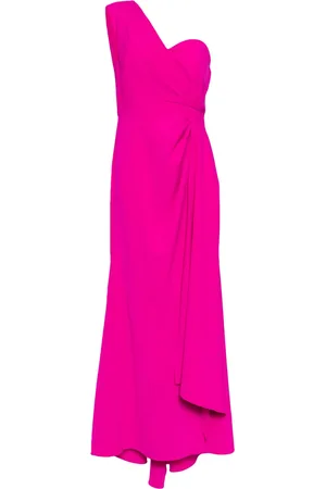 Badgley Mischka Drapierte One-Shoulder-Robe
