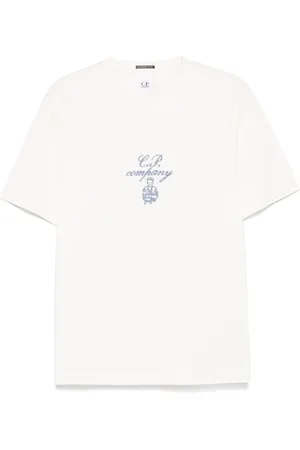 C.P. Company T-Shirt mit Logo-Stickerei