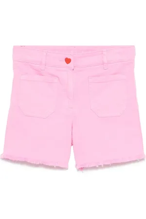 Stella McCartney Ausgefranste Jeans-Shorts
