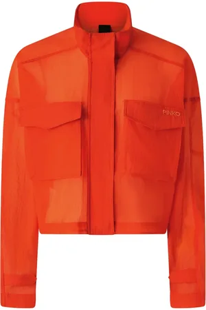 Pinko Cropped-Jacke mit Logo-Stickerei