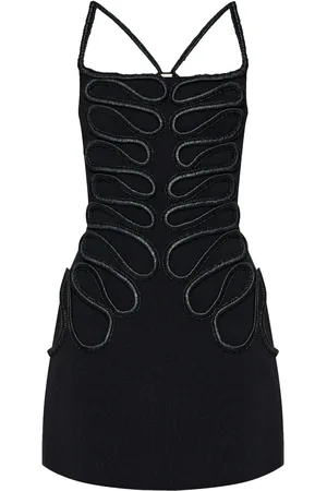 Cult Gaia Kleid mit Stickerei
