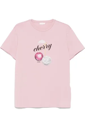Liu Jo T-Shirt mit Kirschen-Print